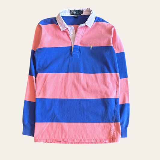 Polo Long Sleeve Rugby Polo Size S