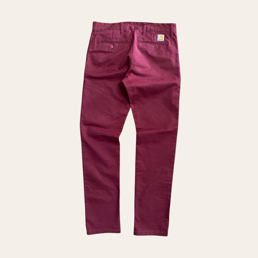 Carhartt Chino Pant Red Size 32