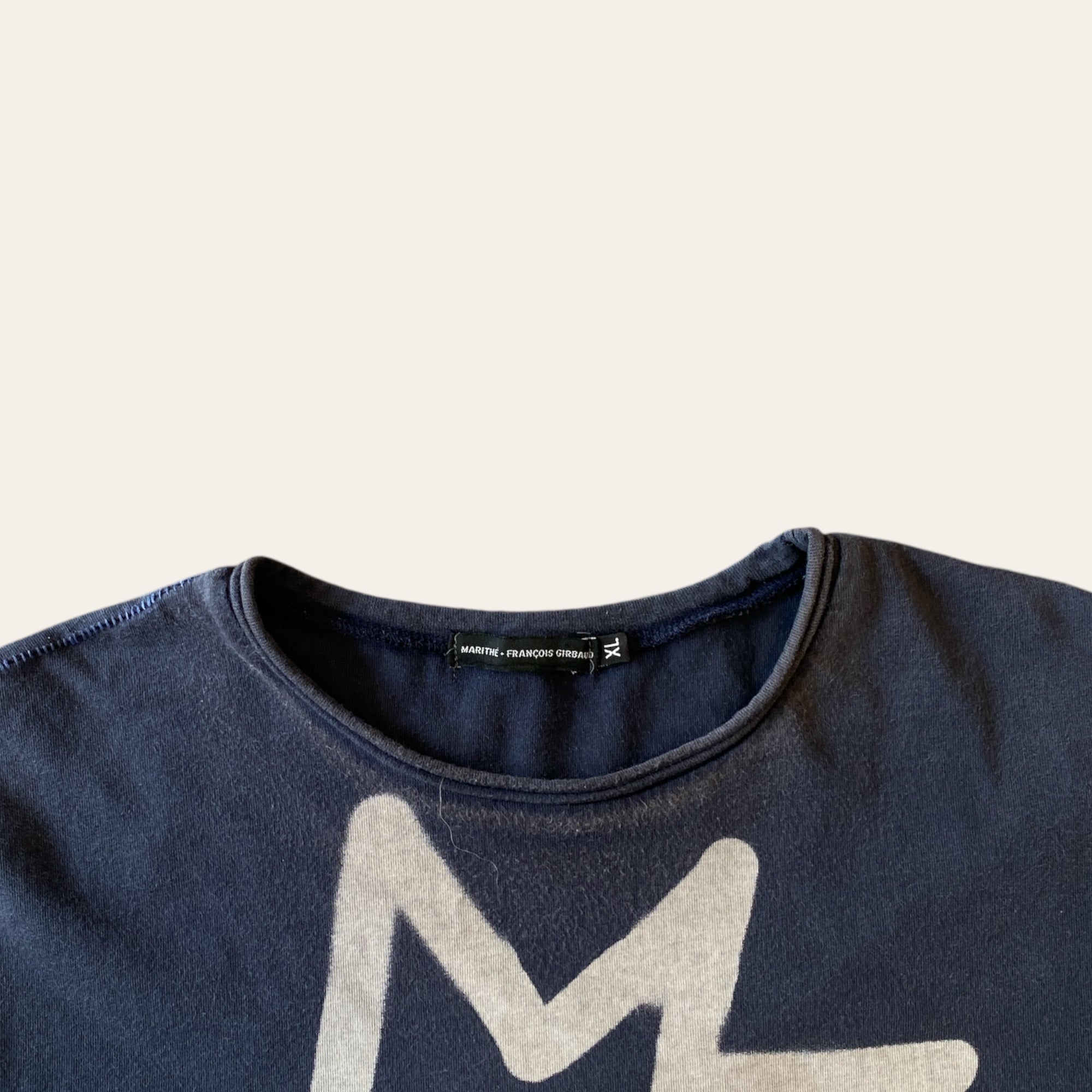 【Marithe+Francois Girbaud】関税/送料込み FOOTBALL TEE MARITHE + FRANCOIS GIRBAUD Marithe Francois Girbaud (マリテ
