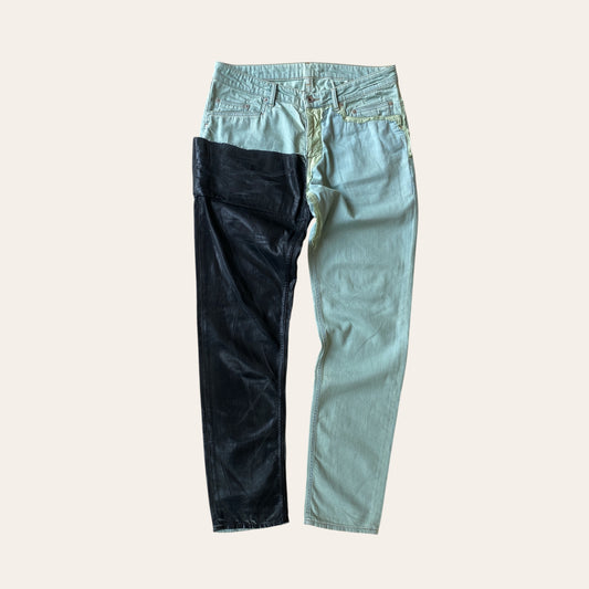 Rick Owens Tyrone Cut Aqua AS Sample Jeans Size 32