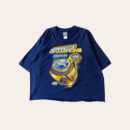 1999 Super Bowl Broncos Tee Size XXL
