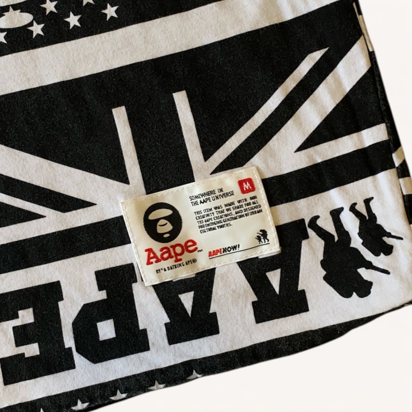 Aape AOP Flag Tee Size M