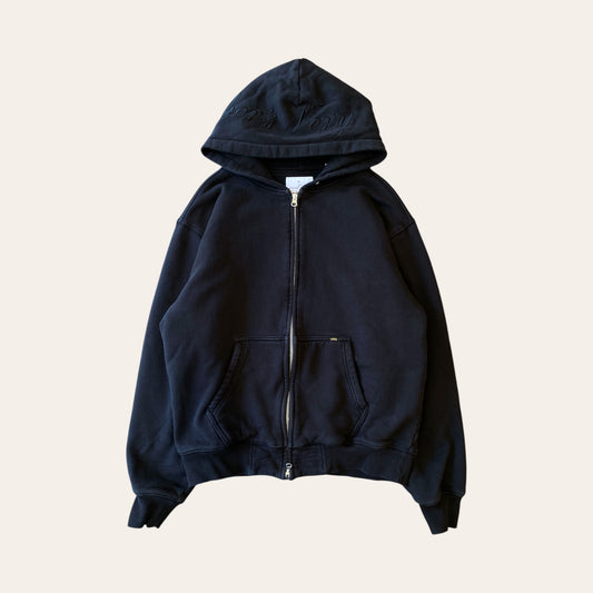 OVO Waffle Lined Zip Up Hoodie Size L