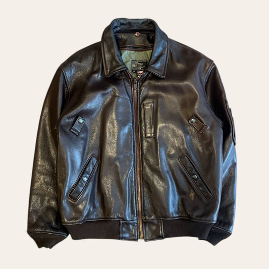 Vintage Avirex Leather Jacket Size M