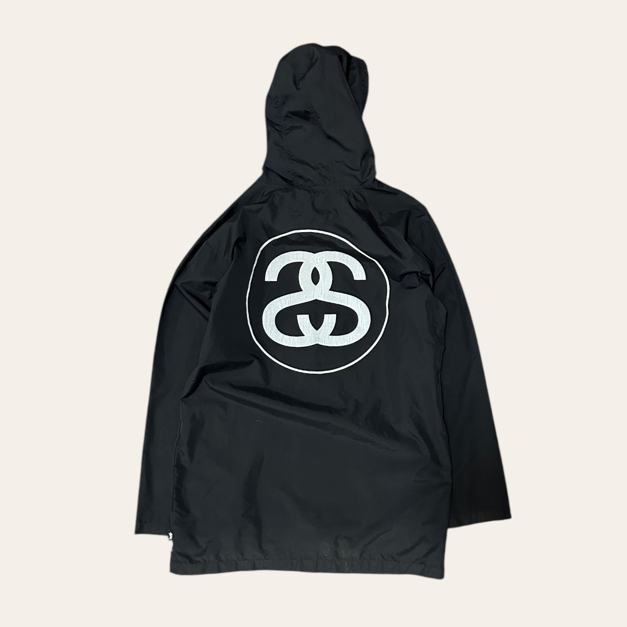 Stussy Button Up Hooded Jacket Size L