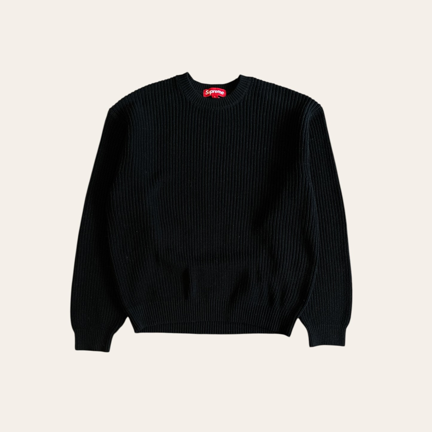 Supreme Old English Printed Knit Sweater Size L
