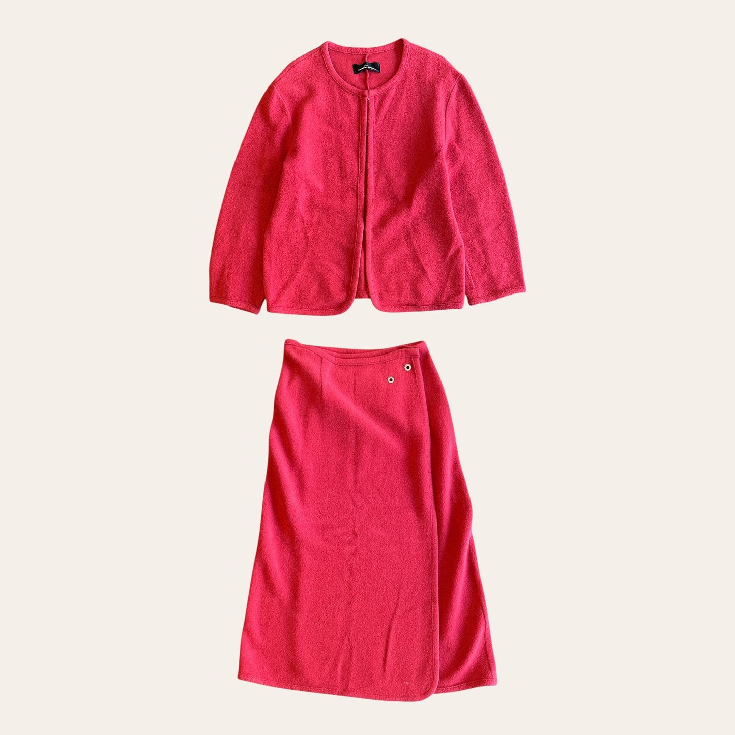 1993 CDG tricot Cardigan + Skirt Size Women's M