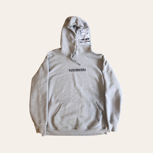 Vetements Shipping Label Hoodie Size L