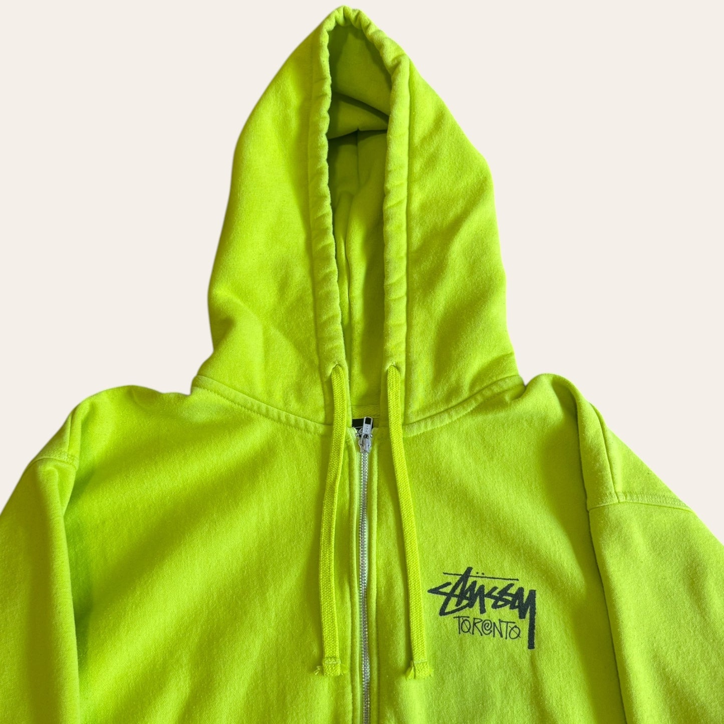 Stussy Zip Up Hoodie Size XL