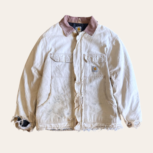 Carhartt Chore Jacket Distressed Size XL
