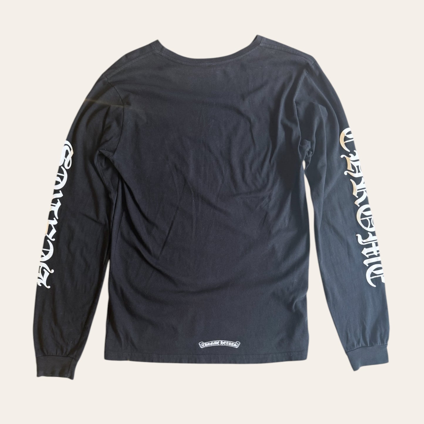 Chrome Hearts Script Collar Logo Long Sleeve Size M