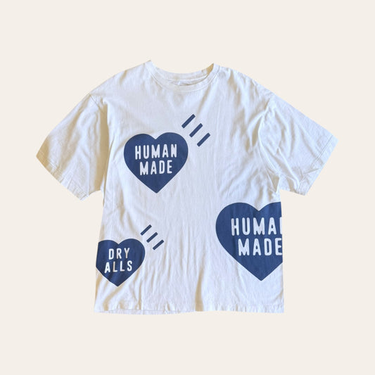 Human Made Navy Heart Tee Size XL