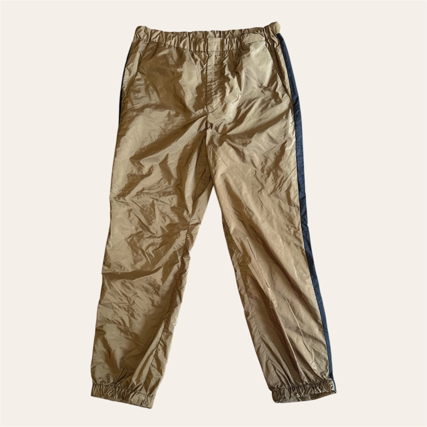 Prada Nylon Trackpants Brown Size M