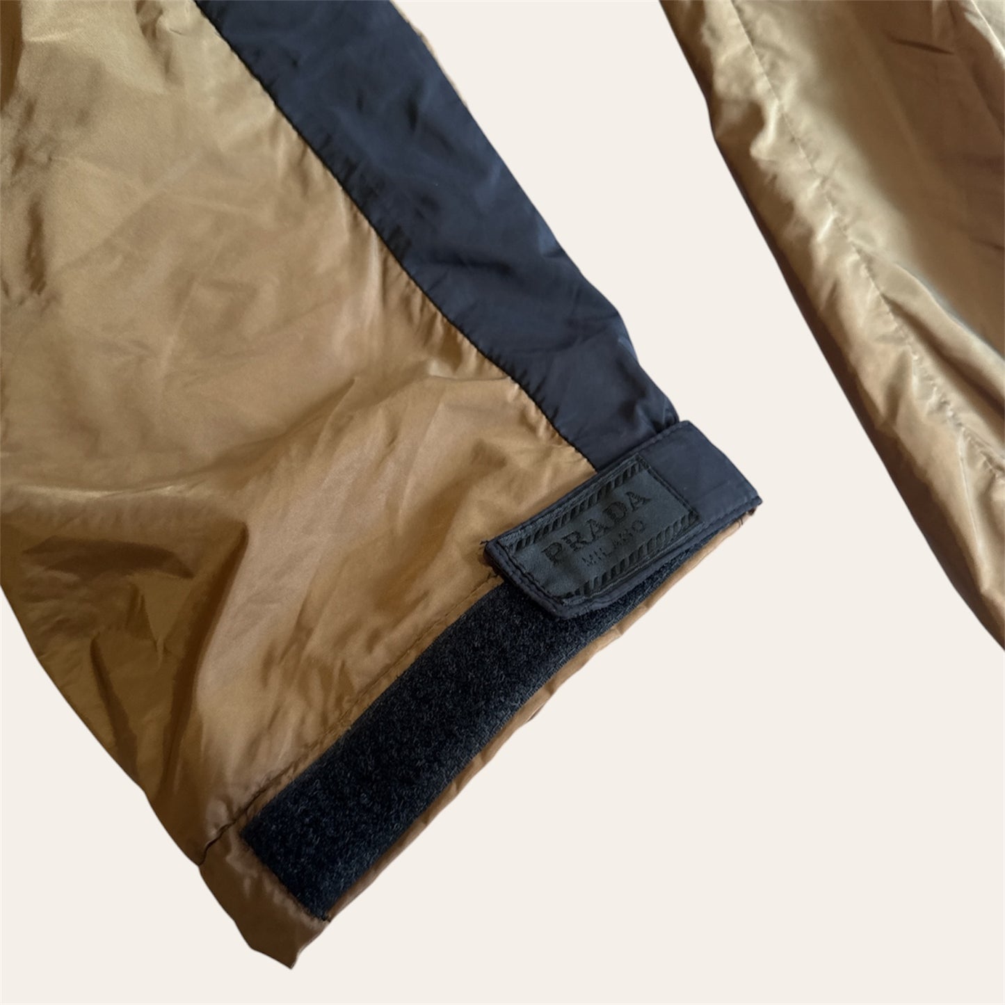 Prada Nylon Trackpants Brown Size M