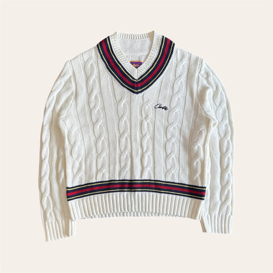 Corteiz Cable Knit Sweater Size L