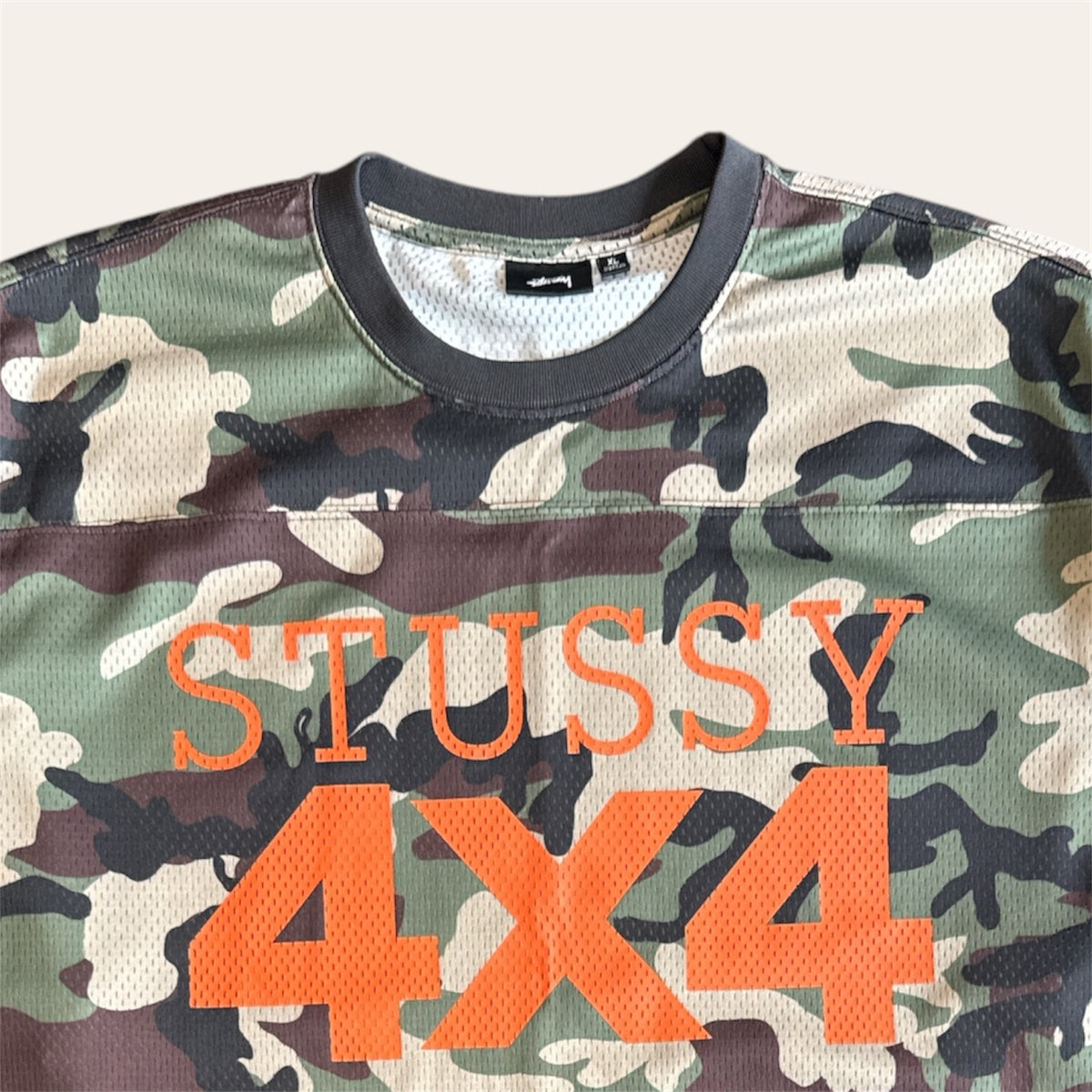 Stussy Camo Mesh Jersey Size XL