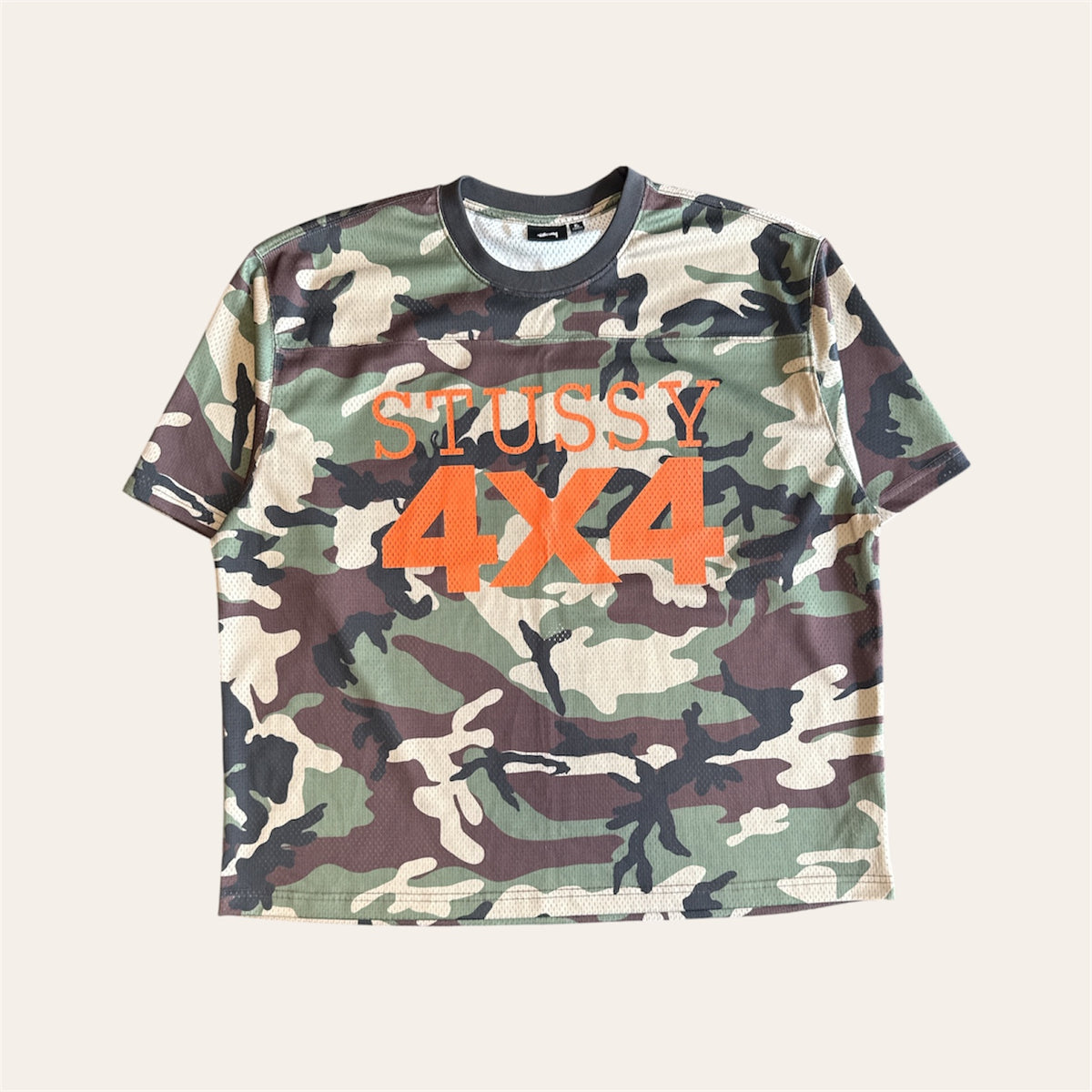 Stussy Camo Mesh Jersey Size XL