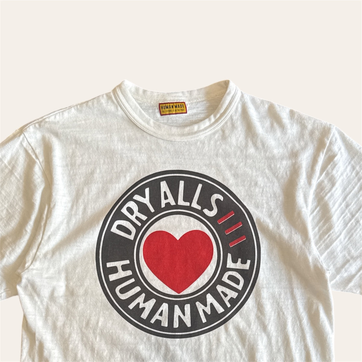 Human Made Dryalls Heart Tee Size Large