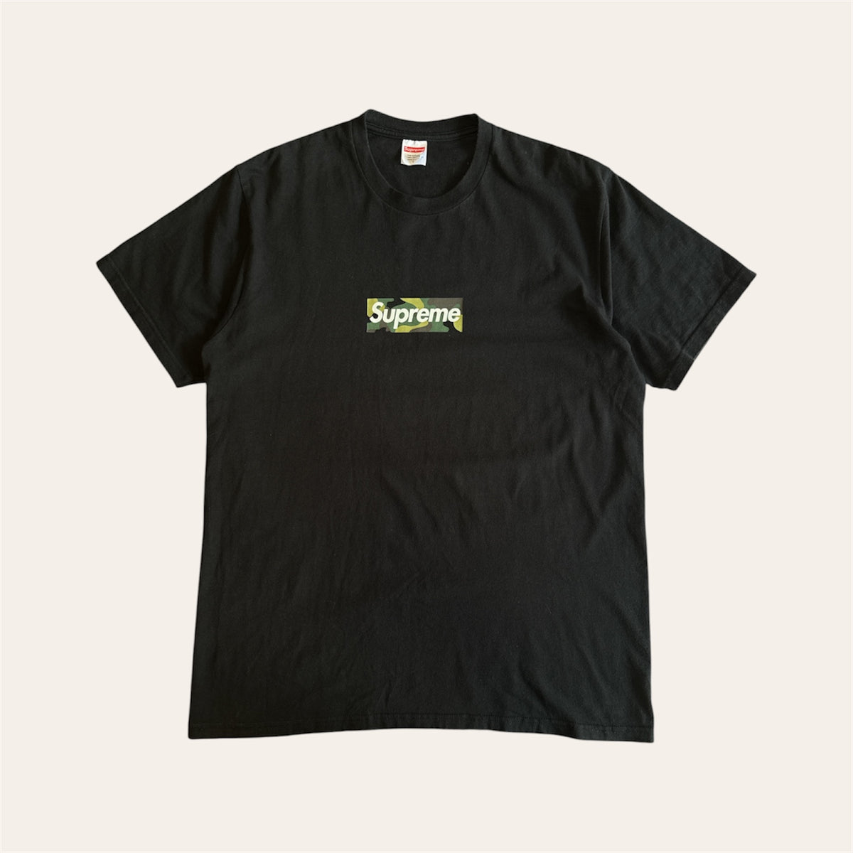 Supreme Classic Camo Box Logo Black Size Large
