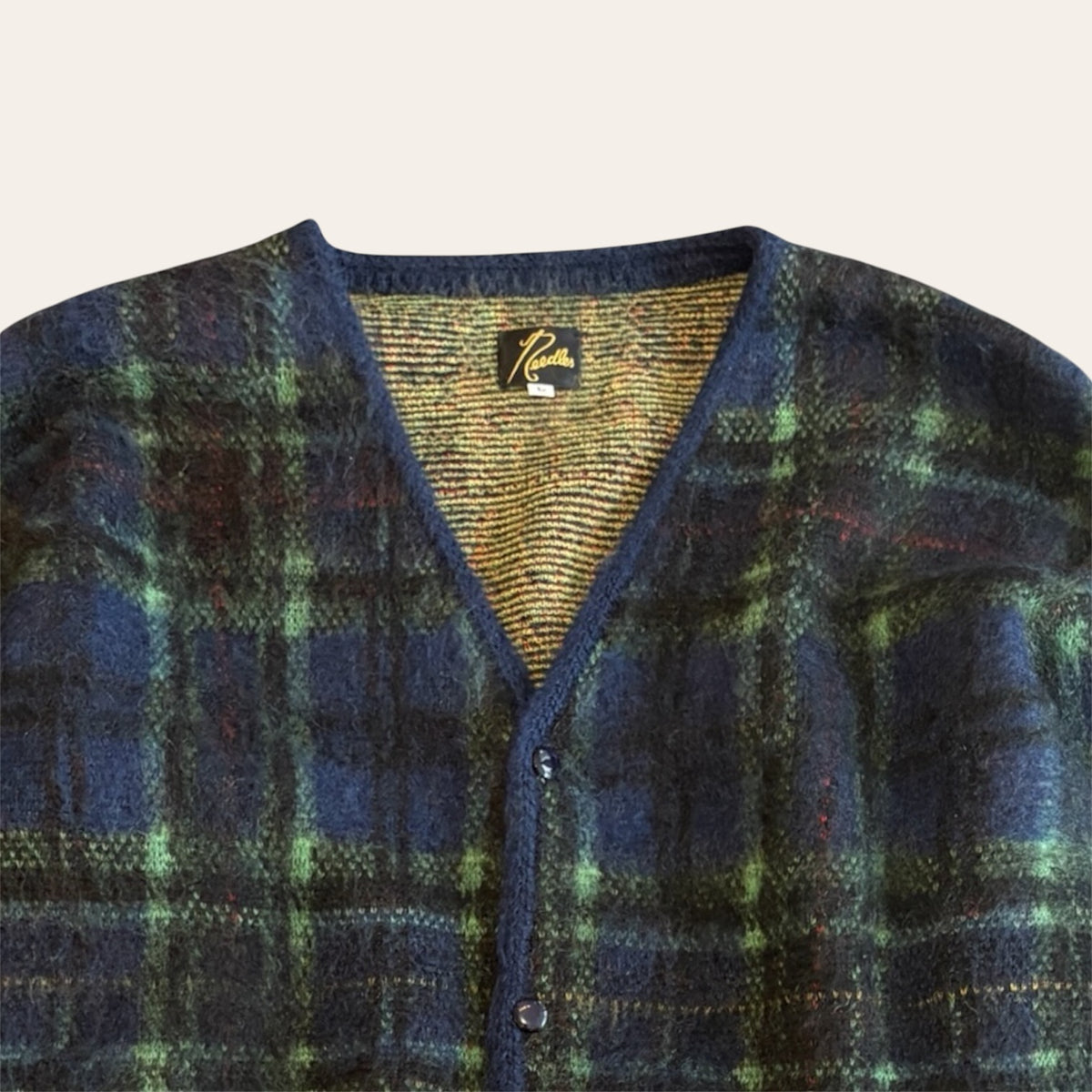 Needles Mohair Cardigan Multi Color Size L