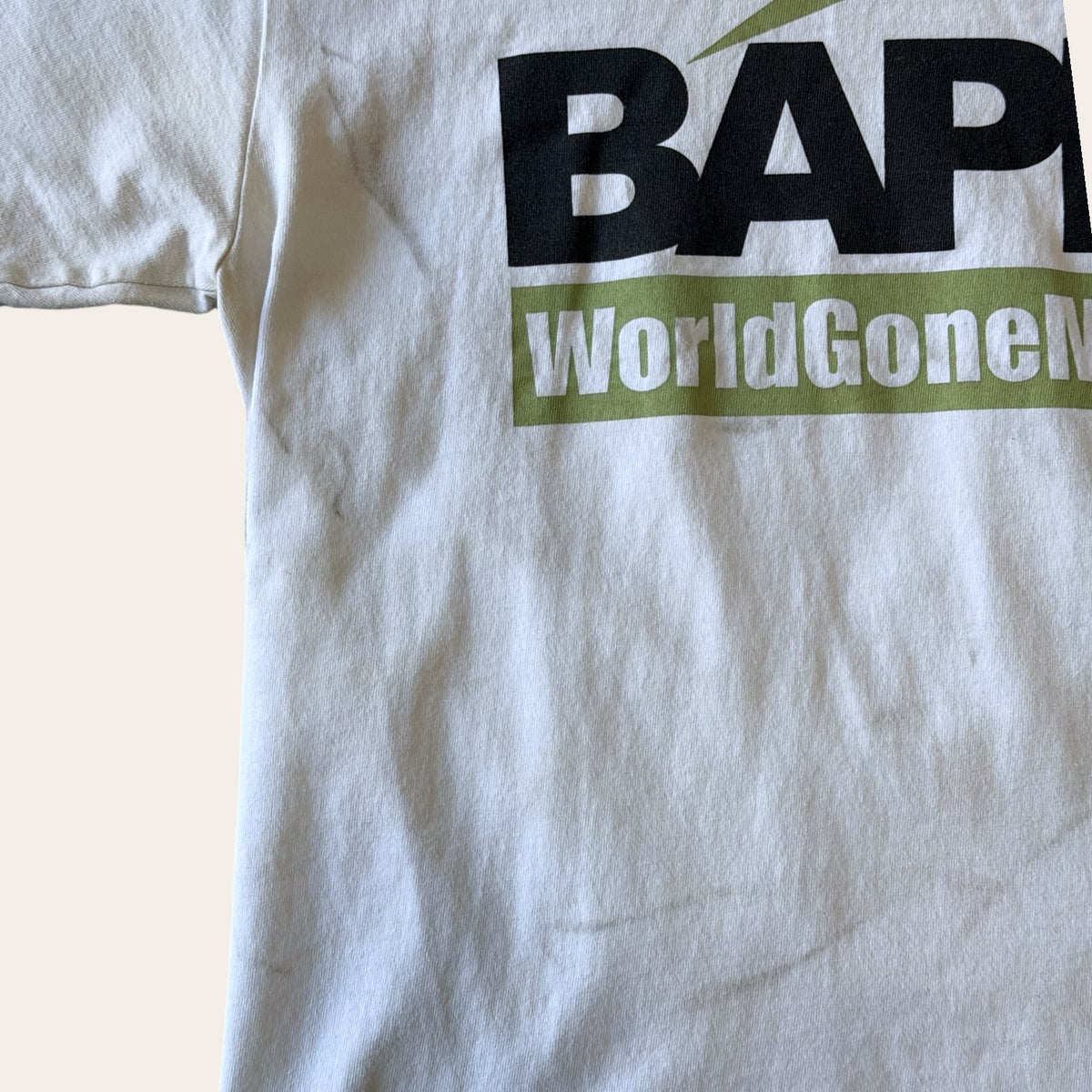 Bape World Gone Mad Tee Size S