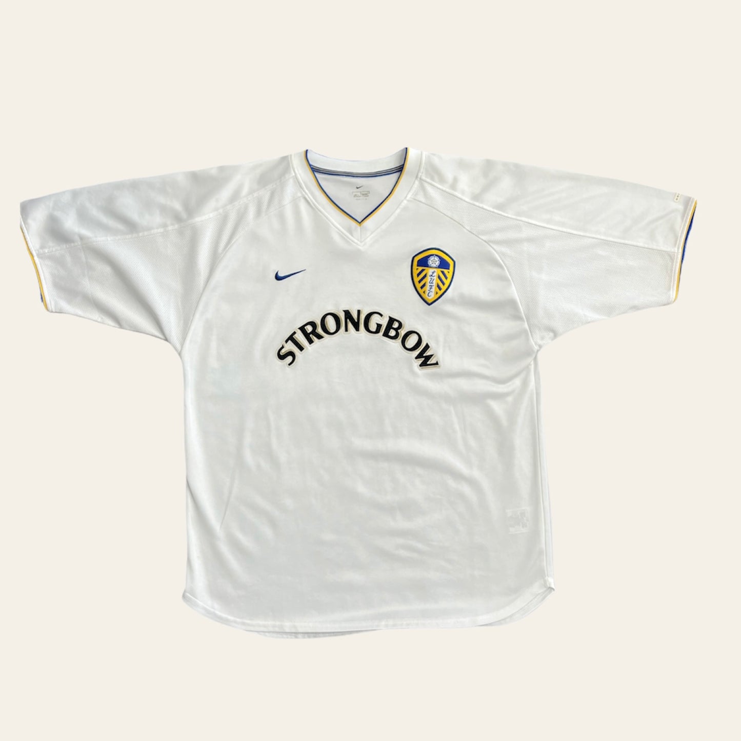 00/01 Leeds United Home Kit Size L