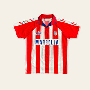 94/95 Atletico Madrid Home Kit Size M