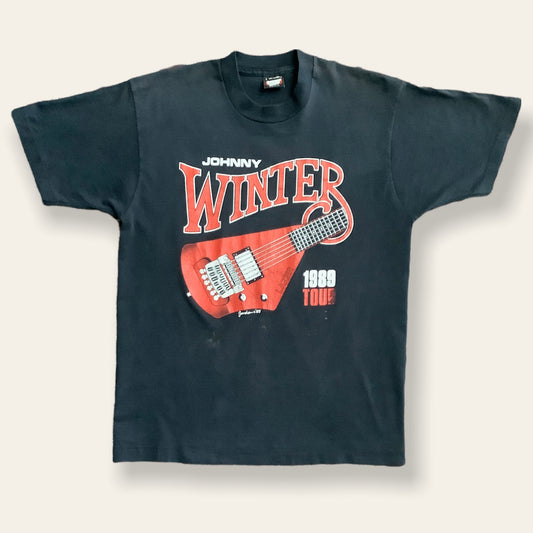 1989 Johnny Winter Tour Tee Size L