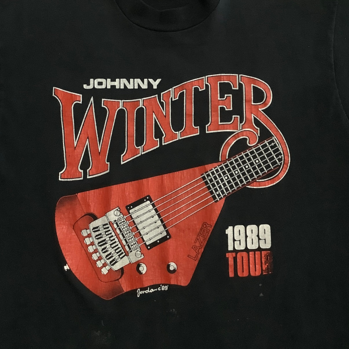 1989 Johnny Winter Tour Tee Size L