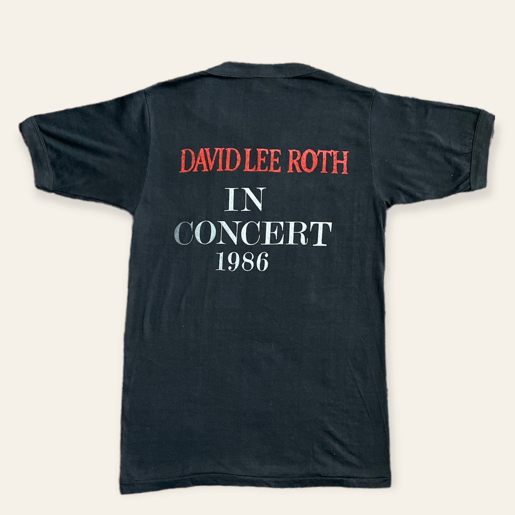 1986 David Lee Roth Tour Tee Size M