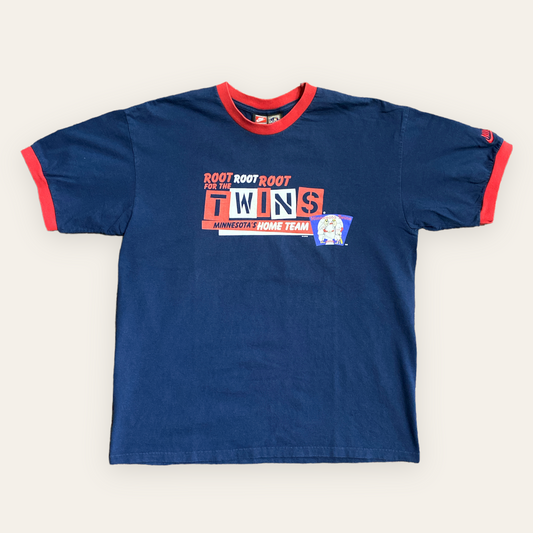 Vintage Nike Minnesota Twins Tee Size L