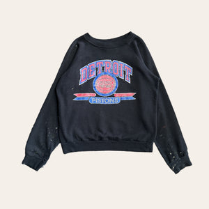 80s Champion Detroit Pistons Sweater Size M