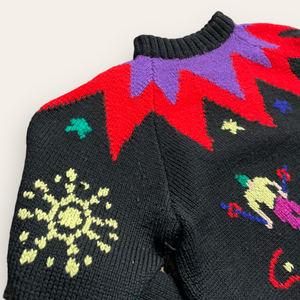 Vintage Knit Ski Sweater