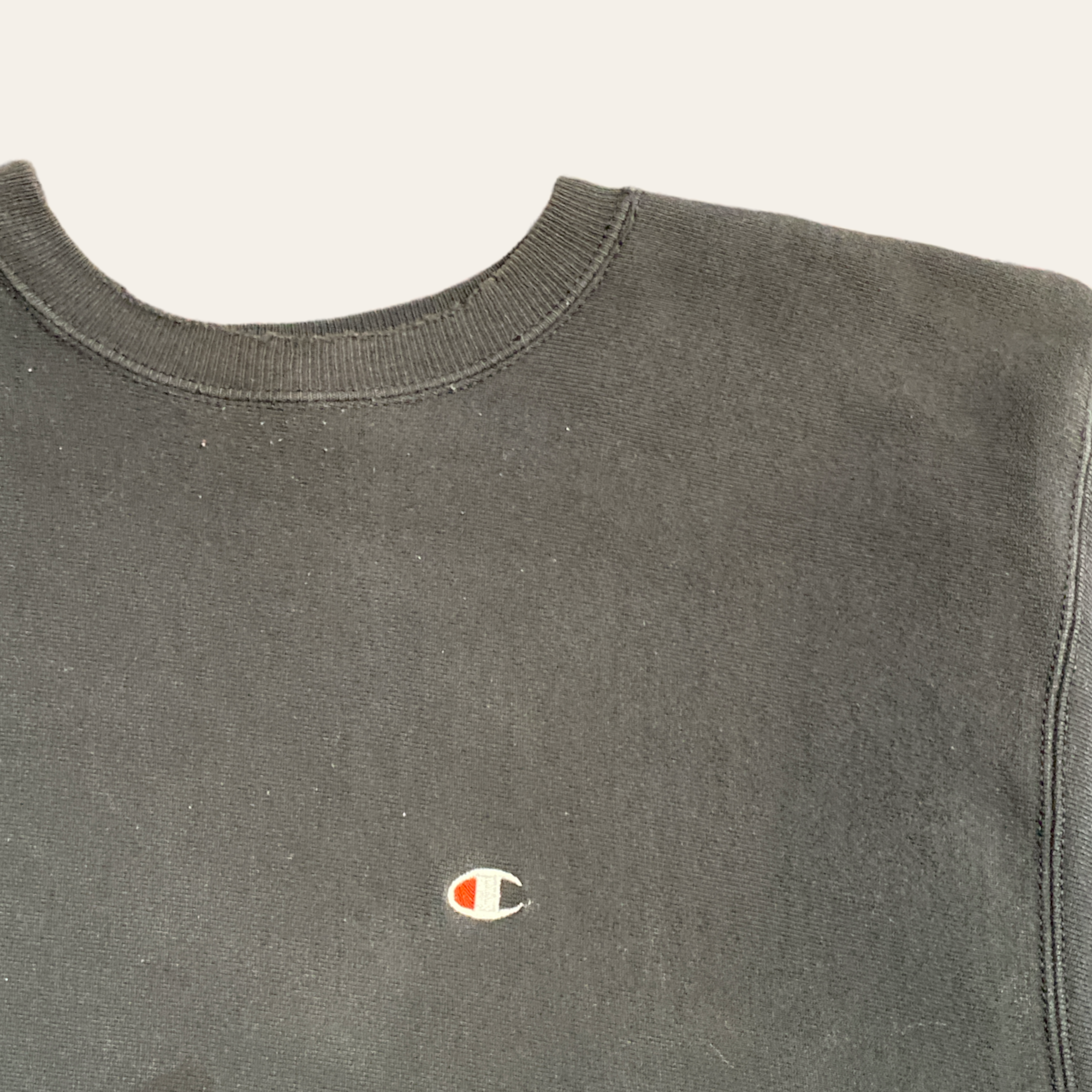 90s Champion Reverse Weave Sweater Black Size XL