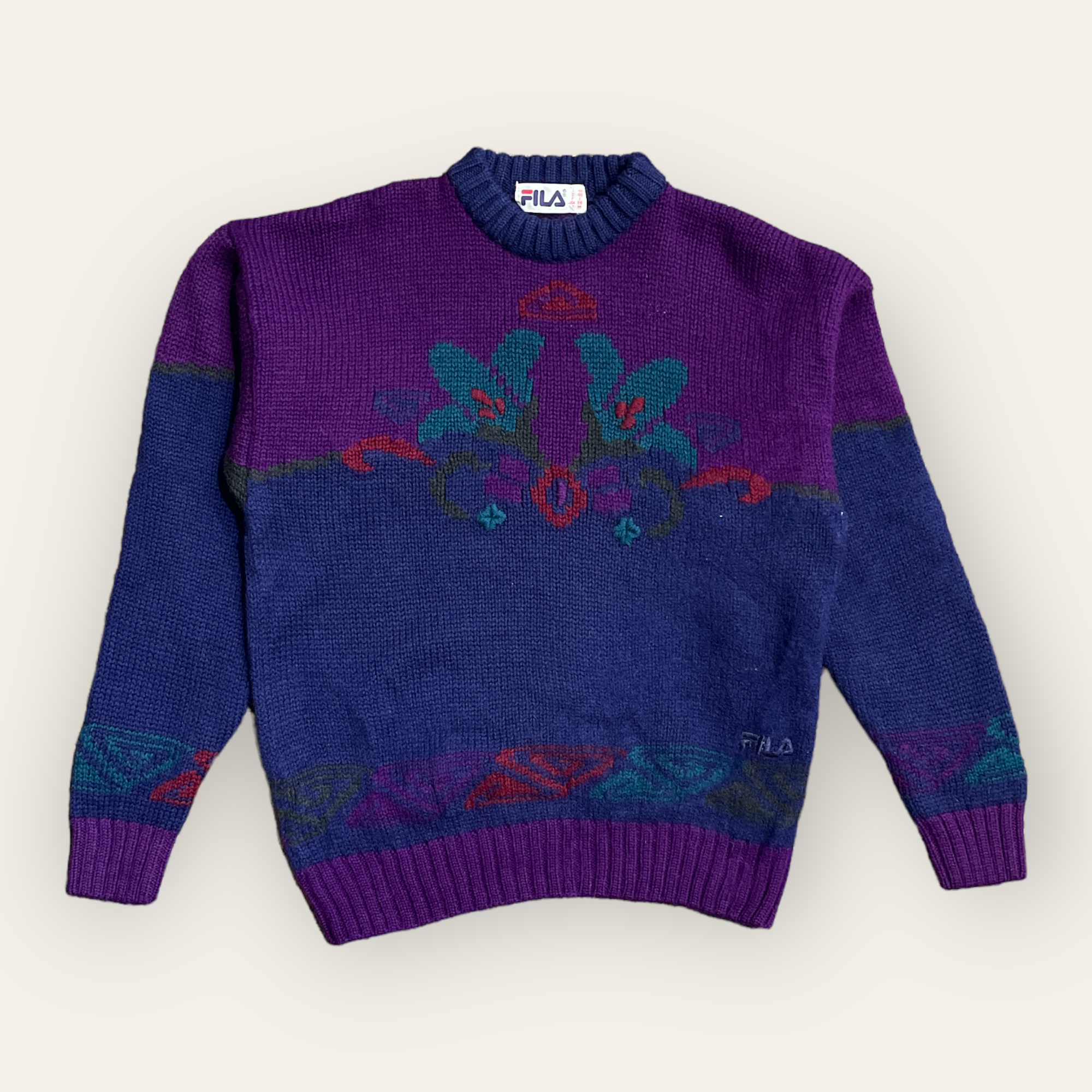 90s Fila Knit Sweater Size M