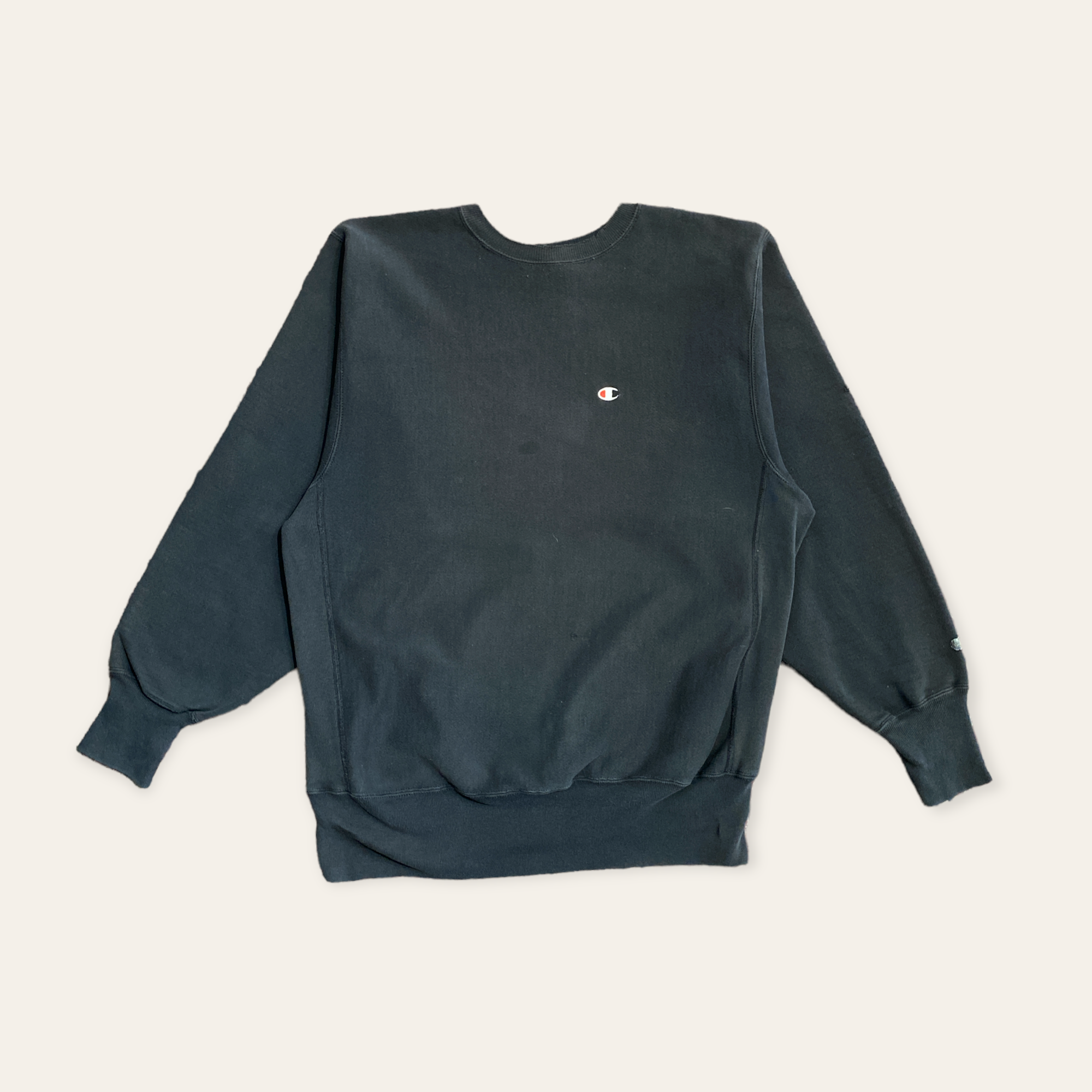90s Champion Reverse Weave Sweater Black Size XL